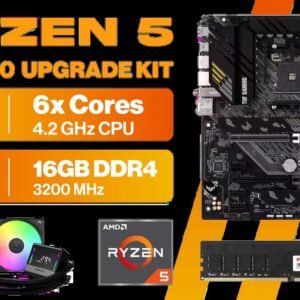 AMD Ryzen 5 5500 B550 TUF Gaming B550 16GB DDR4 3200MHz Upgrade Kit - ASUS TUF Gaming B550-PLUS WIFI II AMD Ryzen Motherboard + AMD Ryzen 5 5500 19MB