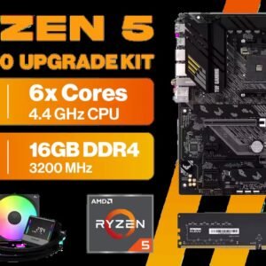 AMD Ryzen 5 5600 B550 TUF Gaming B550 16GB DDR4 3200MHz Upgrade Kit - ASUS TUF Gaming B550-PLUS WIFI II AMD Ryzen Motherboard + AMD Ryzen 5 5600 35MB