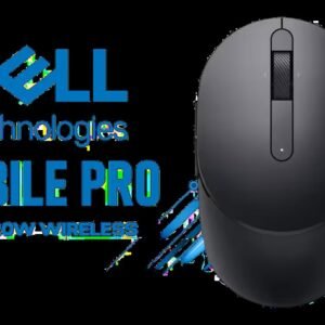 Dell Mobile Pro MS5120W Wireless Mouse / Dual-Mode 2.4GHz / Bluetooth 5.0 Seamless Connectivity / Microsoft Swift Pair Instant Pairing Easy /