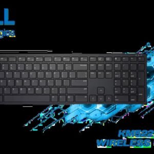 Dell KM5221W Pro Wireless Keyboard and Mouse Combo / Wireless USB Receiver / Volume & Mute Hotkeys / Keyboard AAA Battery / Mouse AA Battery / 3