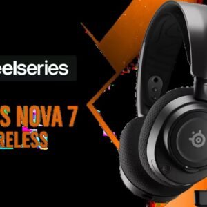 SteelSeries Arctis Nova 7 Wireless Multi-Platform Gaming Headset / Simultaneous Wireless 2.4GHz & Bluetooth / Comfort Design - Fast Charging 38Hr