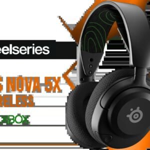 SteelSeries Arctis Nova 5x Wireless Gaming Headset / Neodymium Magnetic Drivers / 100+ Audio Presets / 60 HR Battery / 2.4GHz or BT / ClearCast