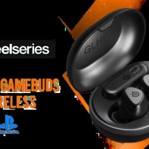 SteelSeries Arctis GameBuds Wireless Gaming Earbuds for PlayStation - Black / 2.4GHz USB-C Dongle + Bluetooth 5.3 / 4-Mic Hybrid ANC / Tempest 3D