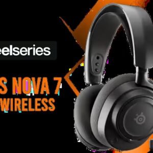 SteelSeries Arctis Nova 7 Gen 2 Wireless Gaming Headset - Black / Game-Specific Footstep Audio Presets / Simultaneous 2.4GHz And Bluetooth Audio /