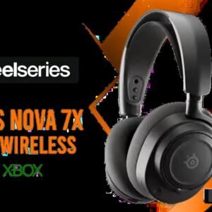 SteelSeries Arctis Nova 7X Gen 2 Wireless Gaming Headset - Black / Compatible with Xbox, PS4/PS5, PC, Nintendo, Mobile  / Dual 2.4GHz And Bluetooth