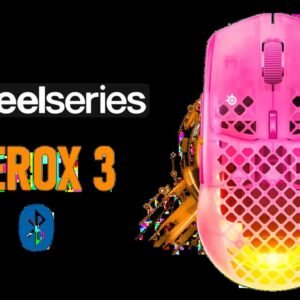 SteelSeries Aerox 3 Wireless Gen 2 Gaming Mouse - Magenta Haze / TrueMove 26K Sensor 26,000 DPI / 4K Wireless Polling / 68g / 2.4GHz + Bluetooth /