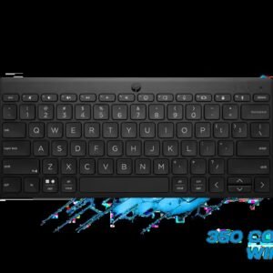 HP 350 Multi-Device Compact Wireless Keyboard - Black / Travel-Ready Compact Design / Multi-Device Bluetooth 5.2 / Smart Key Shortcuts / 692S8AA