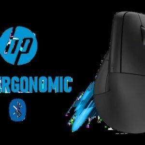 HP 920 Ergonomic Vertical Mouse Wireless Bluetooth 5.3 & USB Dongle, 5 Programmable Buttons, 16 Week Battery, Multi-Device, Multi-OS / 6H1A4AA
