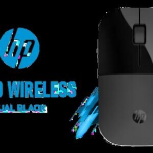 HP Z3700 Dual Black Mouse, Bluetooth 5.0, USB-A dongle, 2.4 GHz Wireless Connection, Multi-Surface Tracking, Silent clicks, Up to 1600 dpi, 16-Month