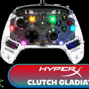 HyperX Clutch Gladiate RGB Wired Gaming Controller / Xbox Officially Licensed / Customizable RGB Lighting / Dual Rumble Motors & Impulse Triggers /