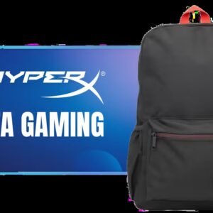 HyperX Delta Gaming Backpack / Stylish Everyday Carry for Gaming Gear / Durable & Weather-Resistant 600D Recycled Polyester / Padded 16” Laptop