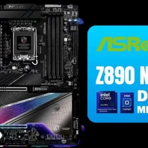 ASRock Phantom Gaming Z890 Nova WiFi Intel Motherboard / ATX Form Factor / Supports Intel® Core™ Ultra Processors (Series 2) / LGA 1851 CPU Socket /