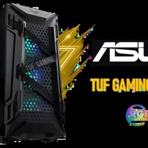 ASUS TUF Gaming GT301 ATX Mid-tower Tempered Glass Gaming Case / honeycomb front panel / 120mm AURA Addressable RGB fan / 360mm radiator support /