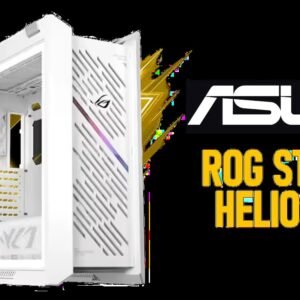 ASUS ROG Strix Helios II White Edition EATX mid-Tower Gaming PC case, with Dual Tempered Glass Side Panels, Support for GPUs up to 450mm Long,