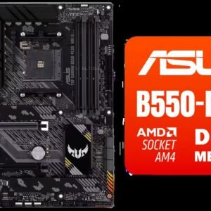 ASUS TUF Gaming B550-PLUS WIFI II AMD Motherboard / AMD AM4 Socket for Ryzen 5000 Series, 4000G Series, 3000 Series Desktop CPUs / ATX Form Factor /