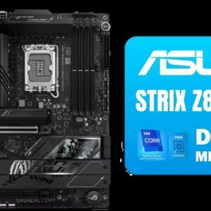 ASUS ROG Strix Z890-F Gaming WiFi Intel Z890 LGA 1851 ATX Motherboard, Advanced AI PC-Ready, 16+2+1+2 Stages, DDR5, WiFi 7, 5X M.2, Thunderbolt 4,