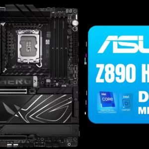 ASUS ROG Maximus Z890 Hero Intel Z890 LGA1851 DDR5 9200 HDMI 2xUSB4 6X M2 USB3.2 WiFi 7 + BT Aura RGB 5Gbit + 2.5Gbit LAN ATX 22+1+2+2 Power Phases,