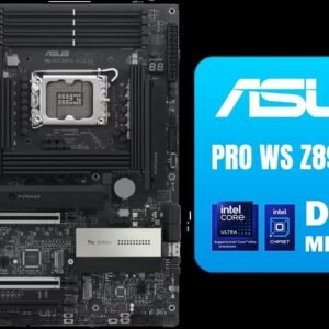 ASUS Pro WS Z890-ACE SE Z890 LGA 1851 ATX Motherboard / Dual PCIe 5.0 x16 Slots / 10Gb And 2.5Gb Dual Ethernet / Thunderbolt 4 USB4 40Gbps / Onboard