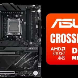 ASUS ROG Crosshair X870E APEX AMD X870E AM5 ATX Motherboard, Advanced AI PC-Ready, 18+2+2 Stages, DDR5, ROG Memory Fan, ROG DIMM.2 Card, Wi-Fi 7, 5G