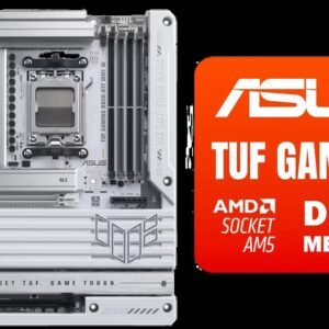 ASUS TUF Gaming B850-BTF WiFi W AMD B850 ATX Motherboard,Hidden-Connector Design, 14+2+1 80A DrMOS Power Stages, DDR5, PCIe 5.0 Ready, 3X M.2, Wi-Fi