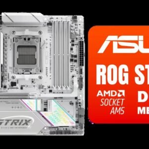ASUS ROG Strix B850-G Gaming Wi-Fi AMD mATX Motherboard, 14+2+1 Power Stages, DDR5, PCIe 5.0 Slots, 4 M.2 Slots, Wi-Fi 7 (802.11be) and 2,5 Gb