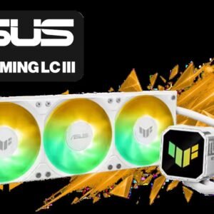 ASUS TUF Gaming LC III 360 ARGB AIO Liquid Cooler - White / Three-Phase Six-Slot Pump Upgraded Design / 2x Lifespan 30% Efficiency Improvement /