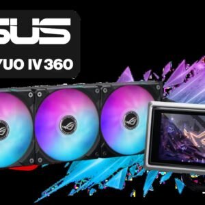 ASUS ROG RYUO IV 360 ARGB AIO Liquid Cooler / 6.67\" Curved 2K AMOLED Sliding Display / ASETEK EMMA Gen8 V2 High-Performance Pump / 3x 120mm