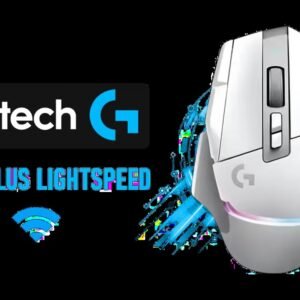 Logitech G502 X PLUS LIGHTSPEED Wireless RGB Gaming Mouse - White / LIGHTFORCE Hybrid Optical-Mechanical Switches / HERO 25K Sub-Micron Sensor /