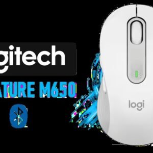 Logitech Signature M650 Wireless Mouse - For Small to Medium Sized Hands, 2-Year Battery, Silent Clicks, Customizable Side Buttons, Bluetooth, for
