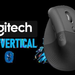 Logitech Lift Vertical Wireless Ergonomic Mouse - Graphite / 57° Vertical Ergonomic Design / 2-Year Battery Life Single AA / Bluetooth And Logi Bolt