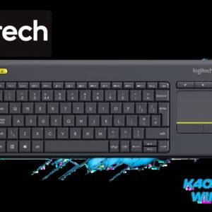 Logitech K400 PLUS Wireless Touch Keyboard / 10m Wireless Couch-To-TV Range / Integrated 3.5\" Touchpad Keyboard / 18-Month Battery Life /