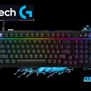 Logitech G316 X 98 Gaming Keyboard Tactile - Black / 98% Wired Gaming Keyboard / 8 kHz Report Rate / Hot Swappable Switches / Double Shot PBT Keycaps