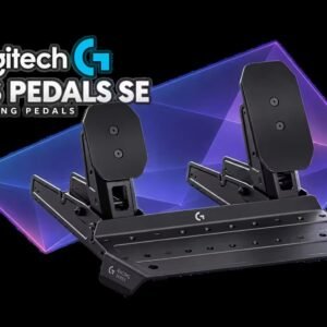 Logitech G RS Pedals SE / Hall Effect Brake and Accelerator / Adjustable Pedal Spacing / Carpet Grips / USB / Clutch and Load Cell Upgradeable
