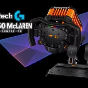 Logitech G RS50 McLaren Racing Bundle for PC / 8 Nm Direct Drive Base with TRUEFORCE / RS Formula Wheel / Load Cell Pedals / Quick Release / Papaya