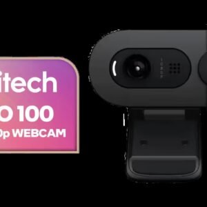 Logitech Brio 100 Full HD 1080p Webcam for Meetings and Streaming, Auto-Light Balance, Built-in Mic, Privacy Shutter, USB-A, for Microsoft Teams,