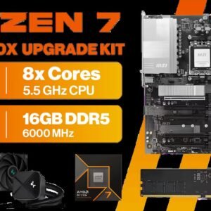 AMD RYZEN 7 9700X PRO B840-P WiFi 16GB DDR5 6000MHz Upgrade Kit - MSI Pro B840-P WiFi AMD Ryzen Motherboard + AMD RYZEN 7 9700X 40MB GameCache Up to