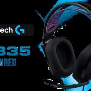 Logitech G335 Wired Gaming Headset - Black / Multi-platform Compatibility / Unidirectional Microphone / 40mm Neodymium Drivers / Crystal Clear