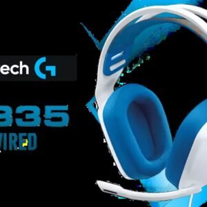 Logitech G335 Wired Gaming Headset - White / Multi-platform Compatibility / Unidirectional Microphone / 40mm Neodymium Drivers / Crystal Clear
