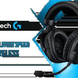 Logitech G PRO X 2 Ligthtspeed Wireless Gaming Headset / 50mm Graphene Low-Distortion Drivers / DTS 7.1 Headphone X Surround / 6mm Blue VO!CE