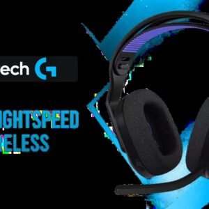 Logitech G522 Lightspeed Wireless RGB Gaming Headset - Black / RGB lighting with 16.8M colors / PRO-G drivers / Switch between wireless, Bluetooth,