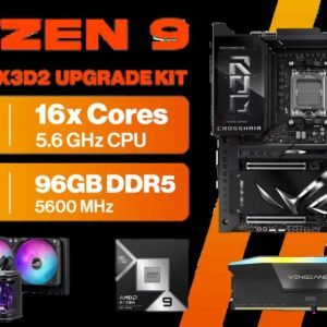 AMD RYZEN 9 9950X3D2 ASUS ROG Crosshair X870E Extreme 96GB DDR5 5600MHz Upgrade Kit - ASUS ROG Crosshair X870E Extreme WiFi AMD Ryzen Motherboard +