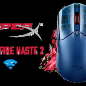HyperX Pulsefire Haste 2 S Wireless Gaming Mouse - Navy / Up to 26K DPI / Magnesium Alloy Shell / Up To 120-Hour Battery Life / Dual Wireless