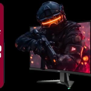 MSI MAG 276CXF 27-inch 1920 x 1080 (FHD) Curved Monitor, 280Hz, HDMI, DisplayPort, VGA Port, VESA Mountable, Tilt, Slim Bezel, 0.5ms, Black