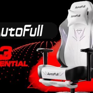 AutoFull C3 Essential Gaming Chair - Spirit Wind / Dynamic Lumbar Support System / PU Leather Seat Surface / 160° Wide-angle Reclining Mechanism / 2D