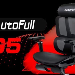 AutoFull G5 Gaming Chair - Purple / 3D Lumbar Support with 6-Way Adjustment / Dual-Axis Adjustable Headrest for Neck Support / 360° Multi-Function