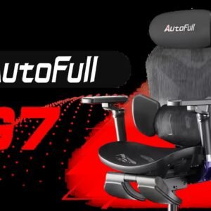 AutoFull G7 Gaming Chair - Rhythm RGB / Zero-Gravity Recline up to 140° / Auto-Balanced Weight-Adaptive Mechanism / One-Hand Integrated Controls /