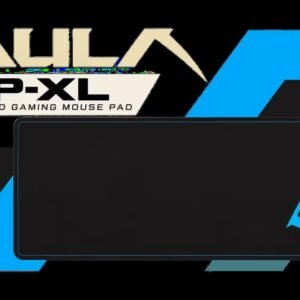 AULA MP-XL Extended Gaming Mouse Pad - Black / 900 x 400 x 3mm / Speed Fabric Surface / Anti-Slip Rubber Base / Stitched Edges