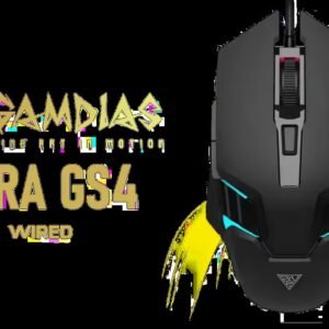 Gamdias AURA GS4 Optical Gaming Mouse / Multi-Color Lighting / 6 Multi-functional Keys / 3600-DPI Optical Sensor / Advanced Ergonomic Design /