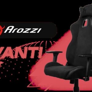 Arozzi Avanti Soft Upholstery Fabric Ergonomic Office and Gaming Chair with Cold Curred Molded Foam Reclining Tilting Seat Mechanism Steel Frame