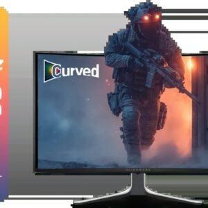 Alienware AW3225qf - 32\" Curved Gaming Monitor / 4K UHD 3840x2160 at 240Hz / NVIDIA G-Sync Technology / VESA AdaptiveSync / 0.03ms Response Time /